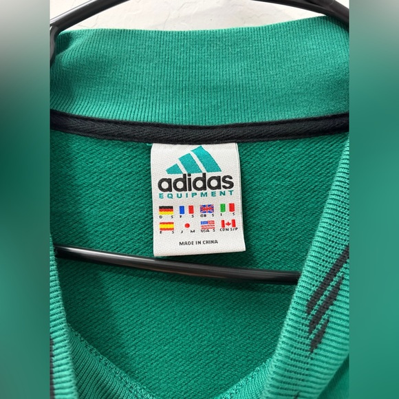 $100 Embroidered Adidas EQT / Equipment Crewneck / sweater / Mens size small - Picture 3 of 5